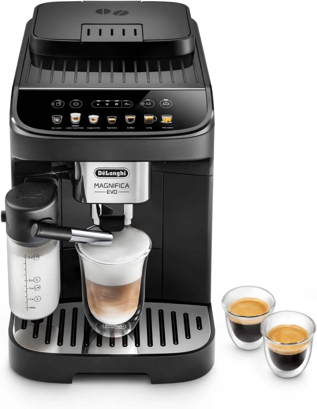 Automatyczny ekspres De'Longhi Magnifica Evo ECAM 292.81.B z systemem mlecznym, czarny