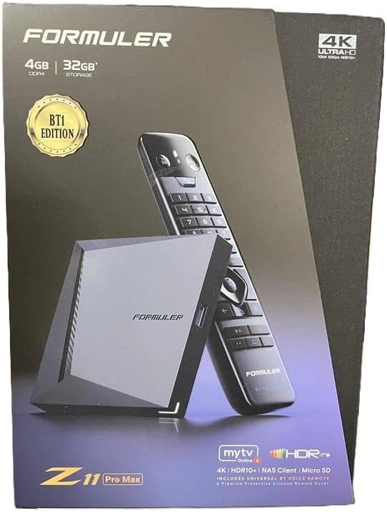 Odtwarzacz multimedialny Formuler Z11 Pro Max 4K, Android 11, 4 GB RAM, 32 GB, czarny