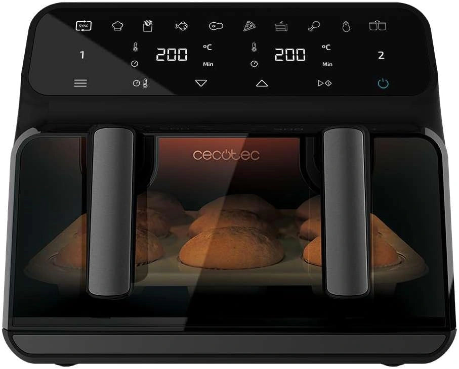 Frytkownica beztłuszczowa Cecotec 9L – moc 2200 W, pojemność 9 l, do przygotowywania potraw