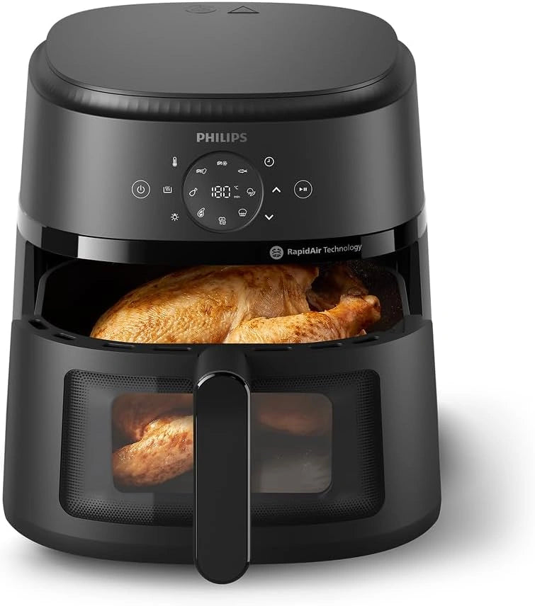 Frytkownica beztłuszczowa Philips – konstrukcja 3 w 1, pojemność 6,2 l, do przygotowywania potraw