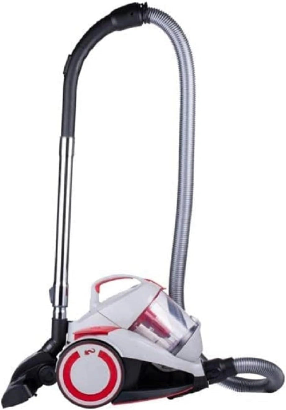 Odkurzacz Dirt – kolor szary i czerwony, moc 700 W, pojemność 1,8 l, do pielęgnacji podłóg