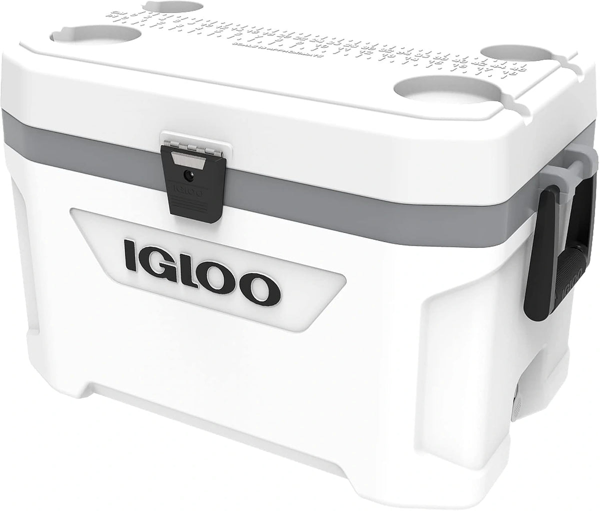 Produkt użytkowy IGLOO – kolor biały i szary, pojemność 51 l, do codziennego zastosowania