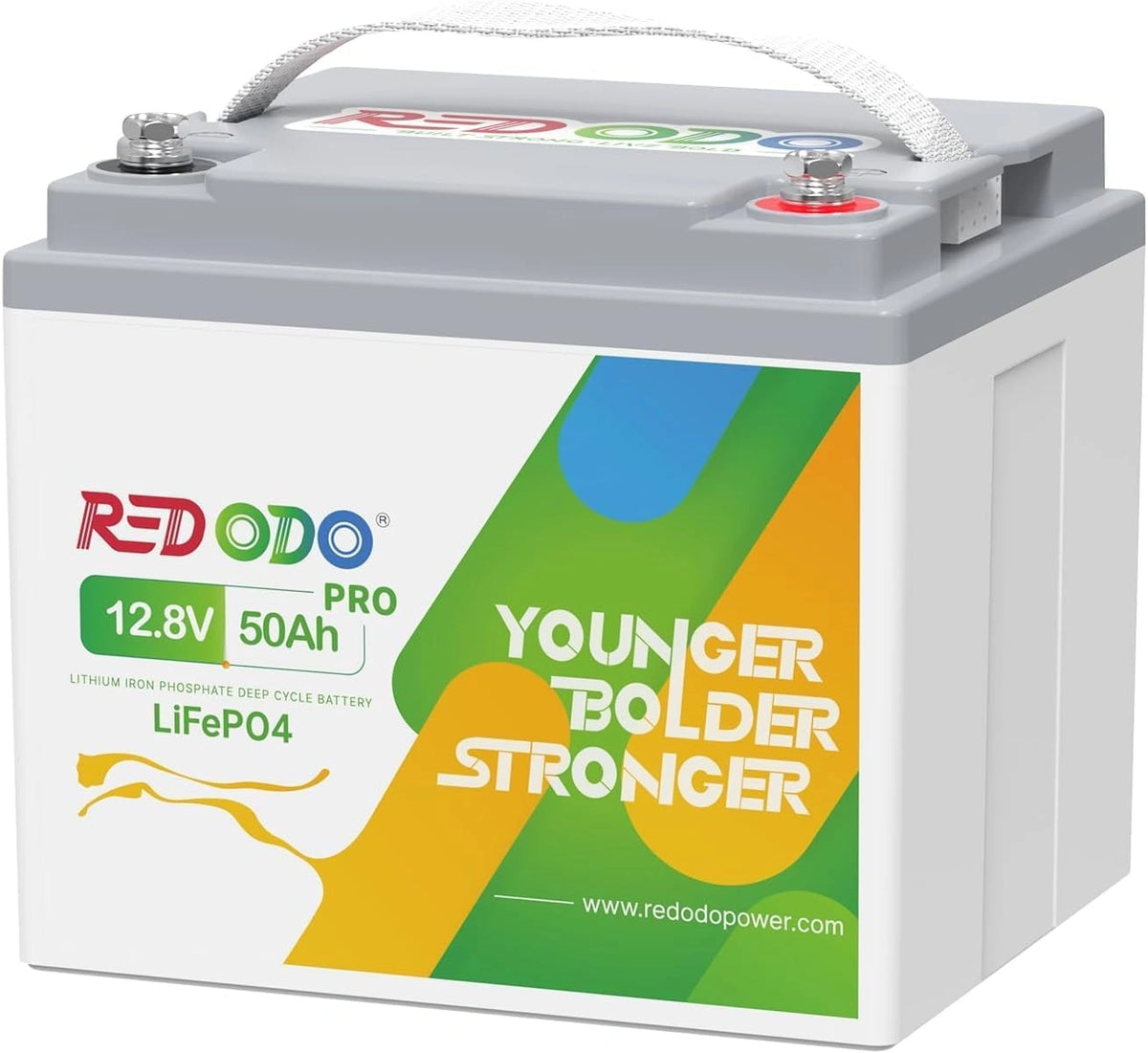 Produkt użytkowy Redodo 12 – akumulator 50 Ah, energia 640 Wh, do codziennego zastosowania