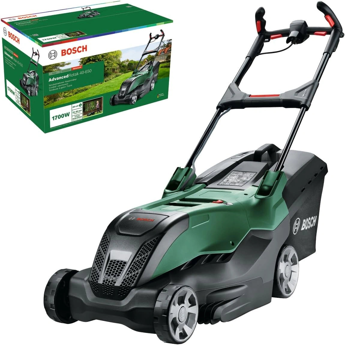 Kosiarka do trawy Bosch – moc 1700 W, do codziennego zastosowania