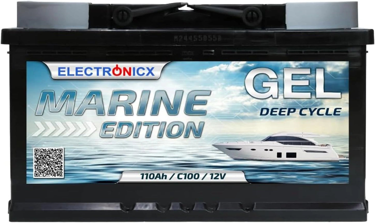 Akumulator Electronicx GEL – akumulator 110 Ah, napięcie 12 V, wymiary 315x175x190 mm, do zgodnych urządzeń lub pojazdów