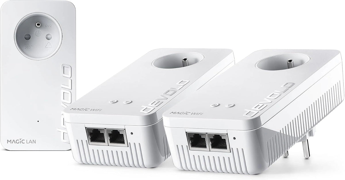 Produkt użytkowy devolo – łączność Wi-Fi, kolor biały, do codziennego zastosowania