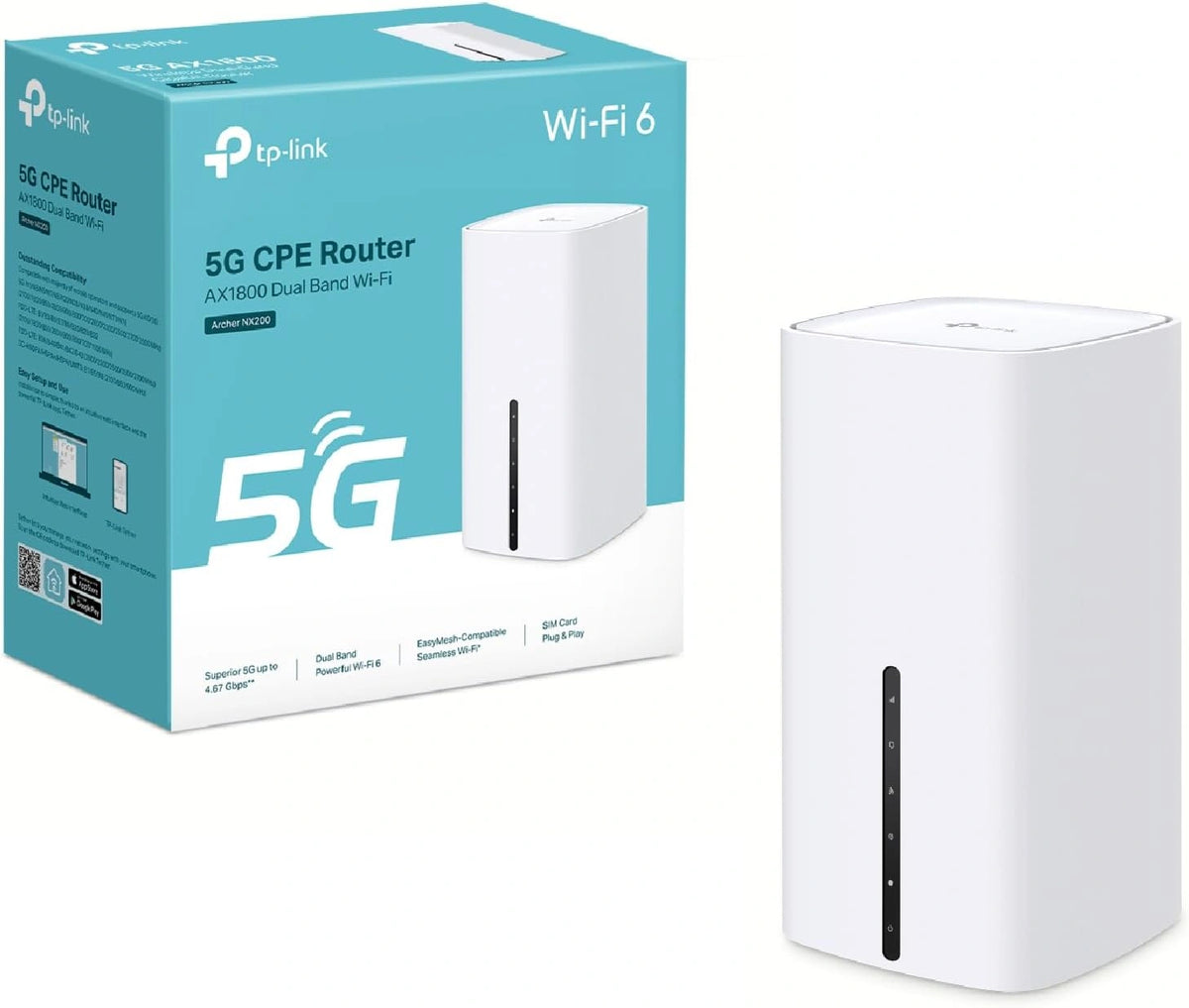 Router Wi-Fi Tp-Link – kolor biały, do codziennego zastosowania