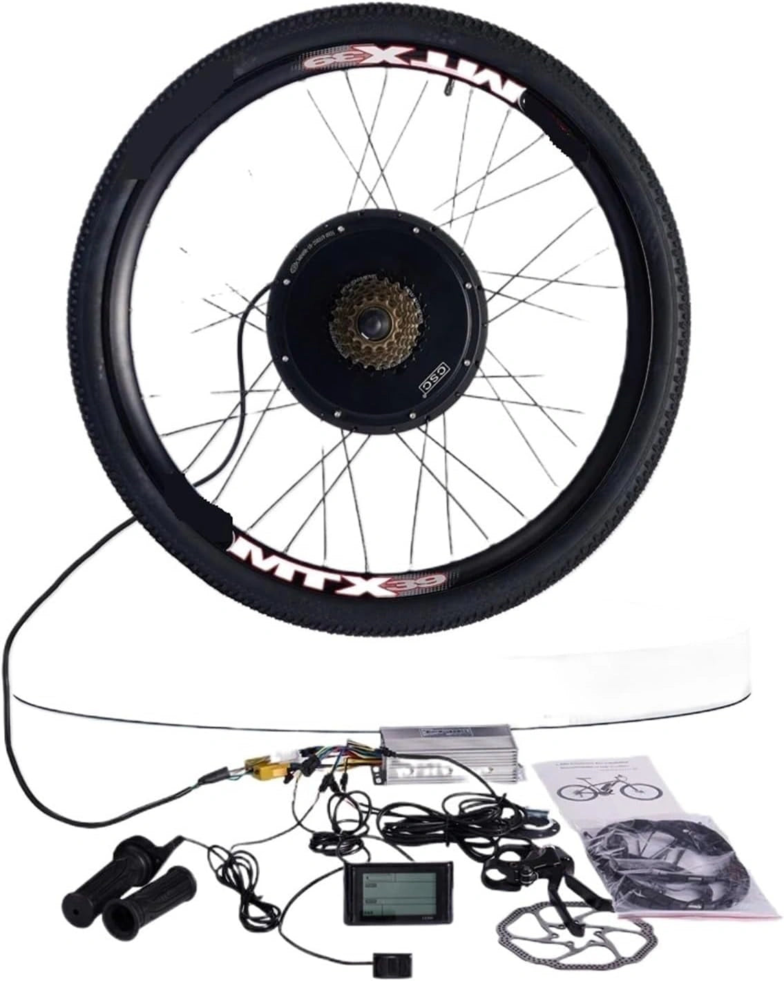 Zestaw napędu do roweru elektrycznego 48V 1000W – moc 1000 W, napięcie 48 V, do codziennego zastosowania