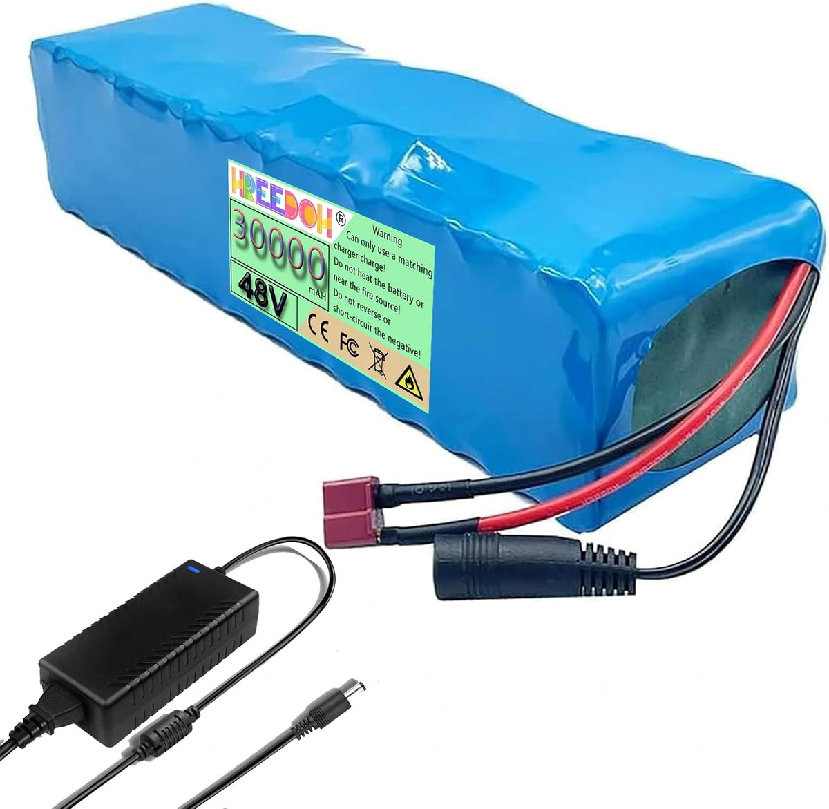 Akumulator – moc 1500 W, akumulator 30 Ah, napięcie 48 V, do zgodnych urządzeń lub pojazdów