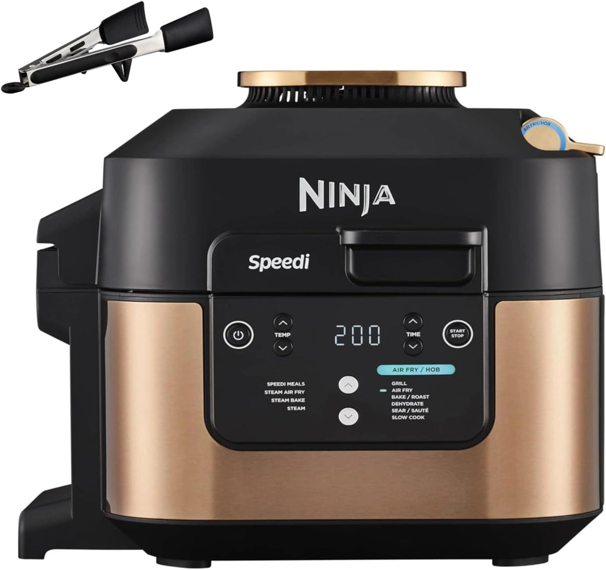 Multicooker Ninja – kolor czarny i miedziany, moc 10 W, pojemność 5,7 l, do codziennego zastosowania