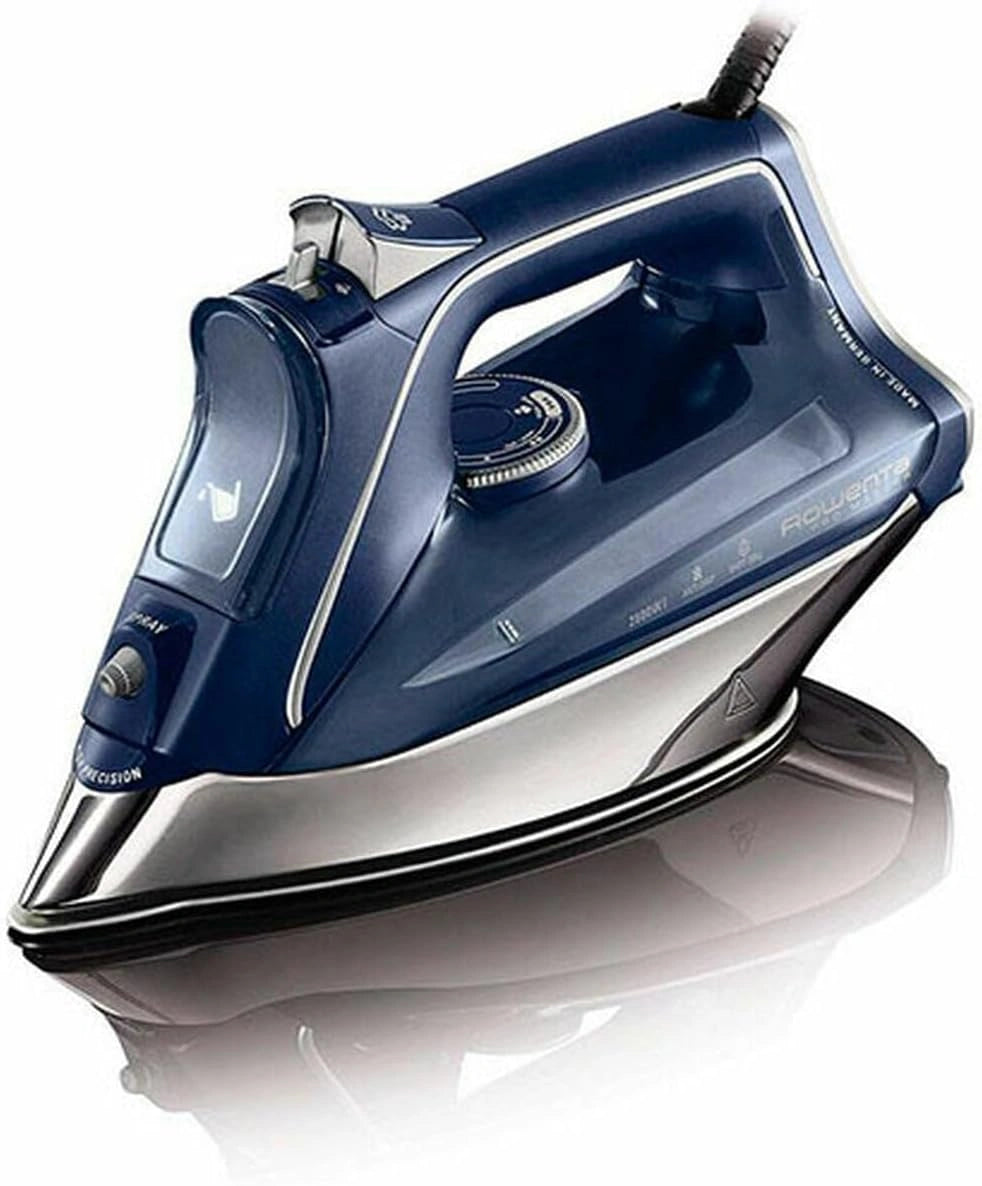 Żelazko parowe Rowenta – kolor niebieski, moc 2800 W, do codziennego zastosowania