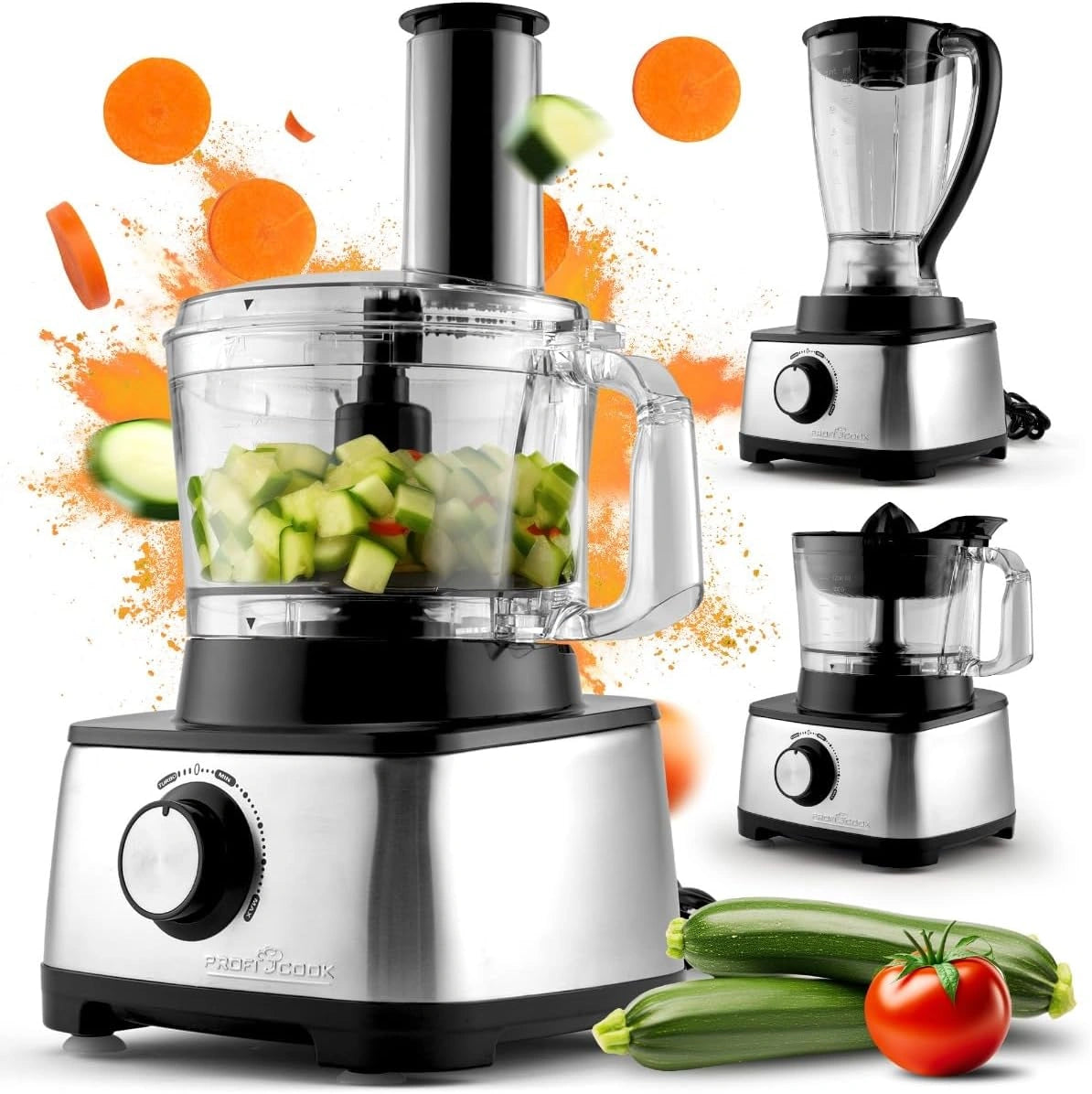 Robot kuchenny ProfiCook PC-KM – moc 1200 W, pojemność 1,2 l, do codziennego zastosowania