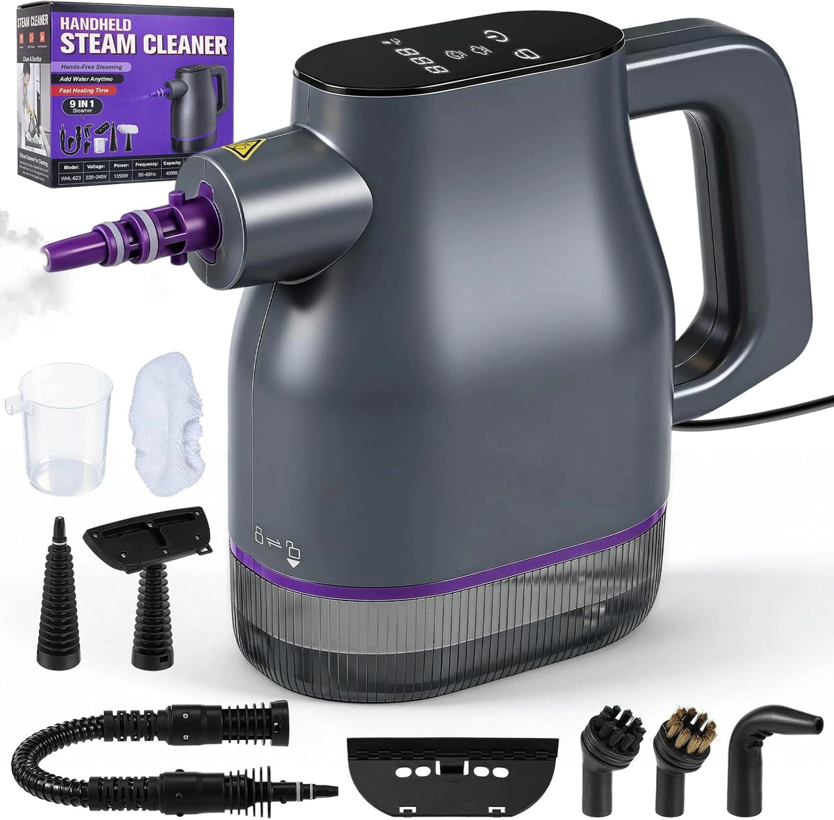 Produkt użytkowy Ręczna – sterowanie dotykowe, moc 1350 W, do codziennego zastosowania