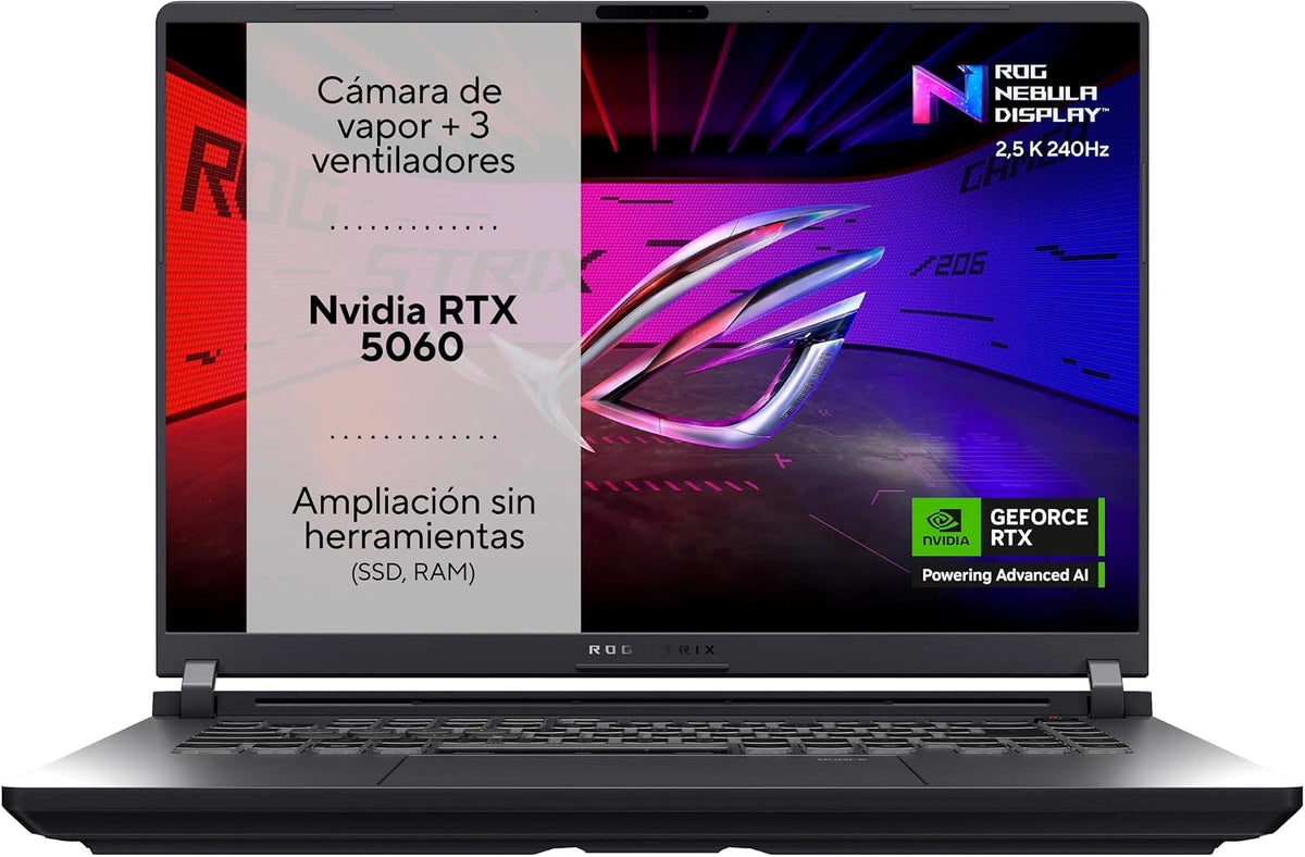 Laptop ASUS ROG – kolor szary, do codziennego zastosowania