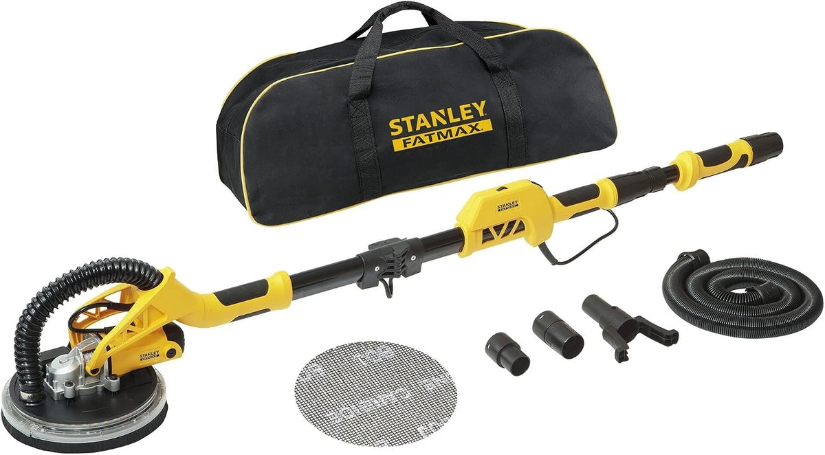 Szlifierka elektryczna Stanley – kolor czarny i żółty, wymiary 2,79 x 24,64 x 16,51 cm, do prac warsztatowych i remontowych