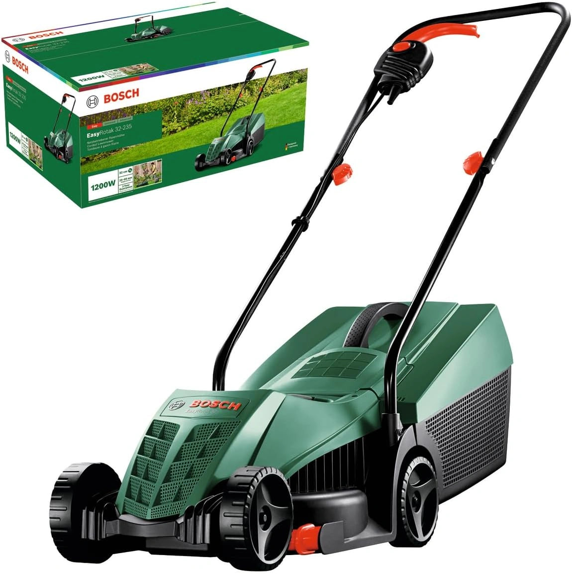 Kosiarka do trawy Bosch – moc 200 W, pojemność 31 l, do codziennego zastosowania