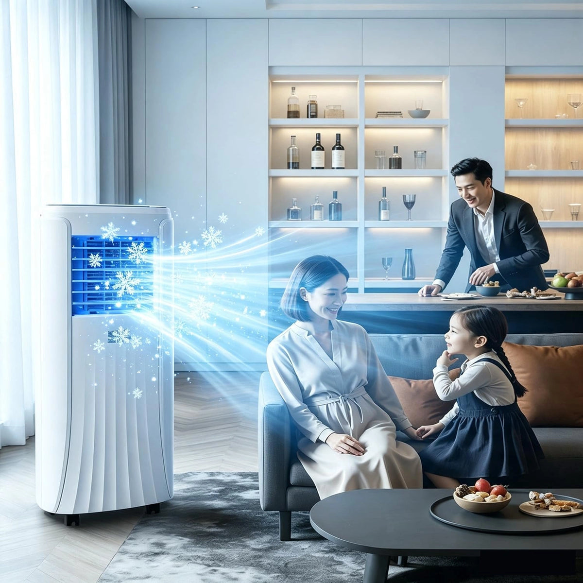 Lodówka – konstrukcja 3 w 1, wydajność 9000 BTU, do kuchni