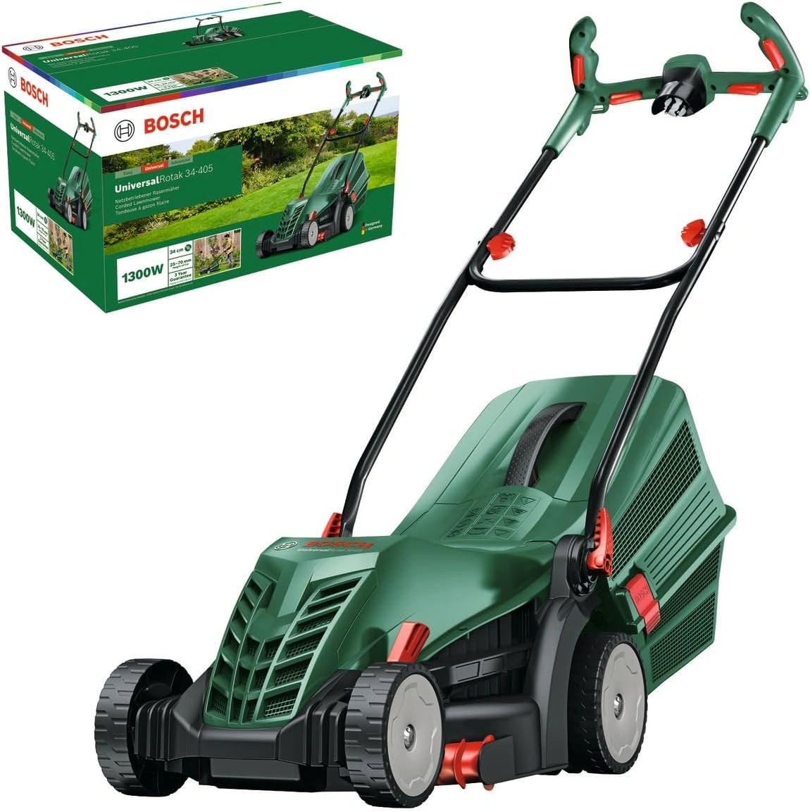 Kosiarka do trawy Bosch – moc 300 W, pojemność 40 l, do codziennego zastosowania