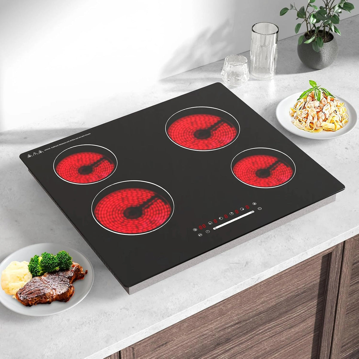 Produkt użytkowy Płyta – moc 6000 W, wymiary 560 x 490 mm, do codziennego zastosowania