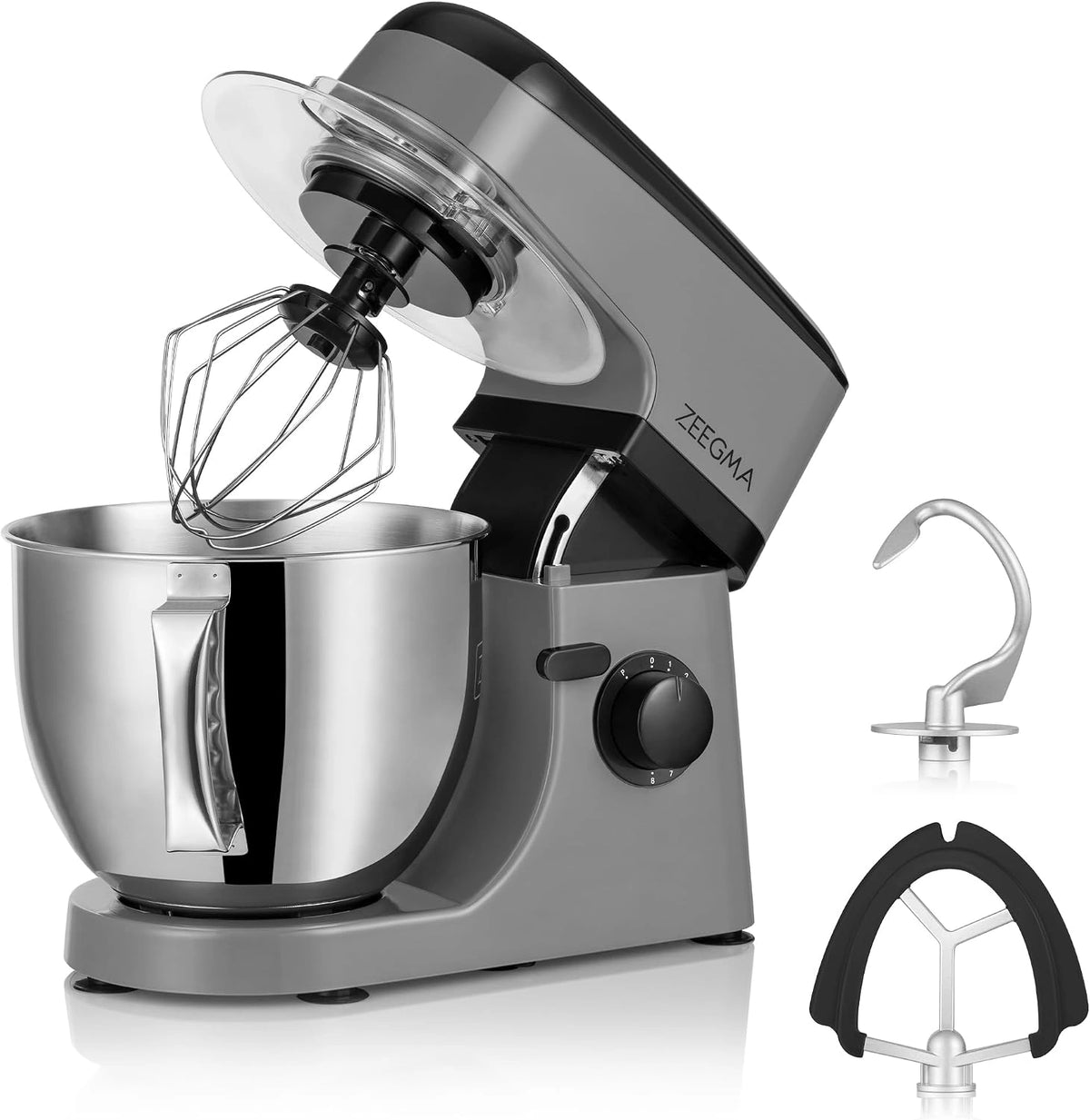 Robot kuchenny ZEEGMA PLANEET – sterowanie dotykowe, kolor srebrny, moc 1800 W, pojemność 5 l, do codziennego zastosowania