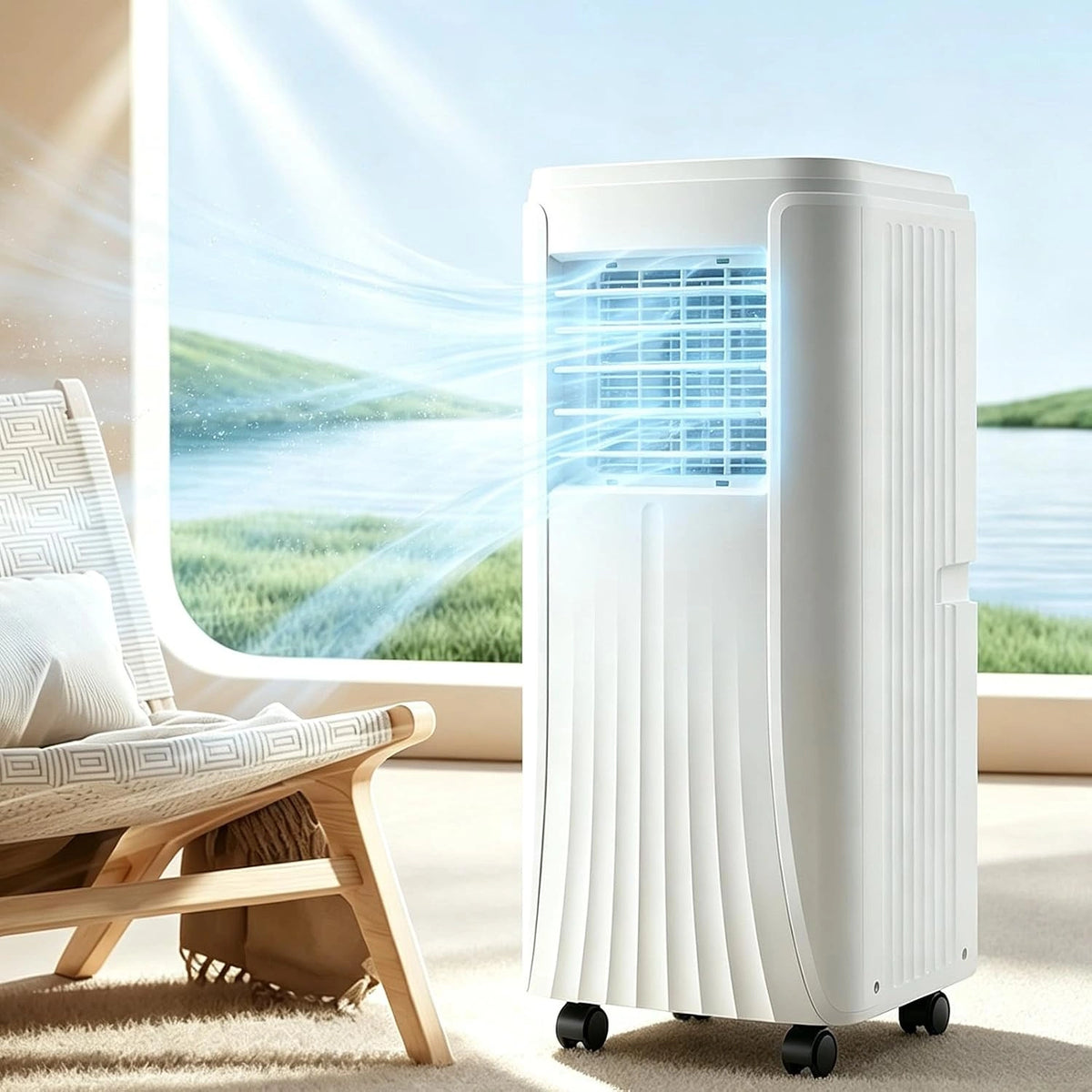 Klimatyzator – programator czasowy, sterowanie pilotem, wydajność 12000 BTU, do pomieszczeń domowych