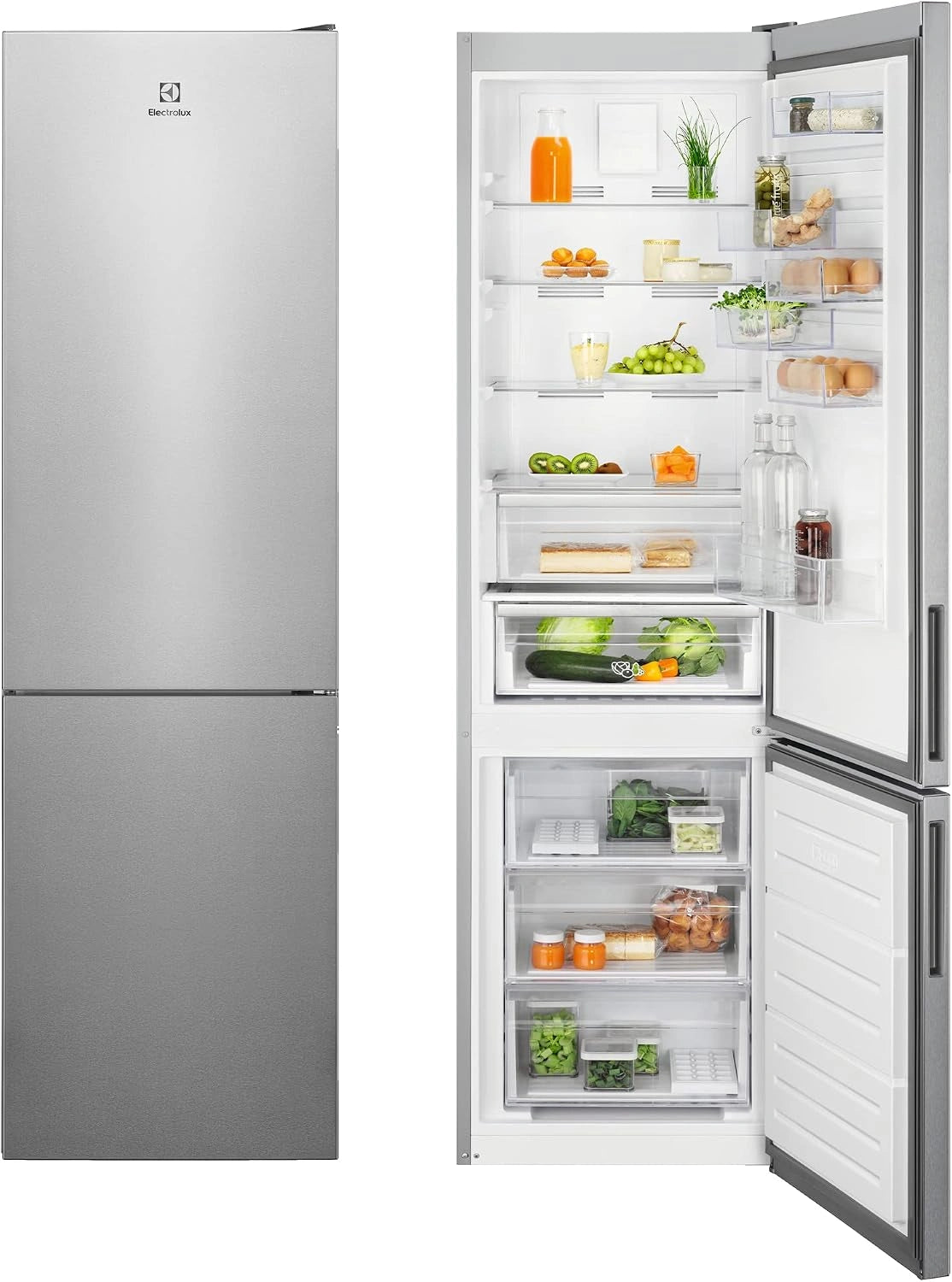 Produkt użytkowy Electrolux LNC7ME36X2 – oświetlenie LED, system bezszronowy, szuflady, do codziennego zastosowania