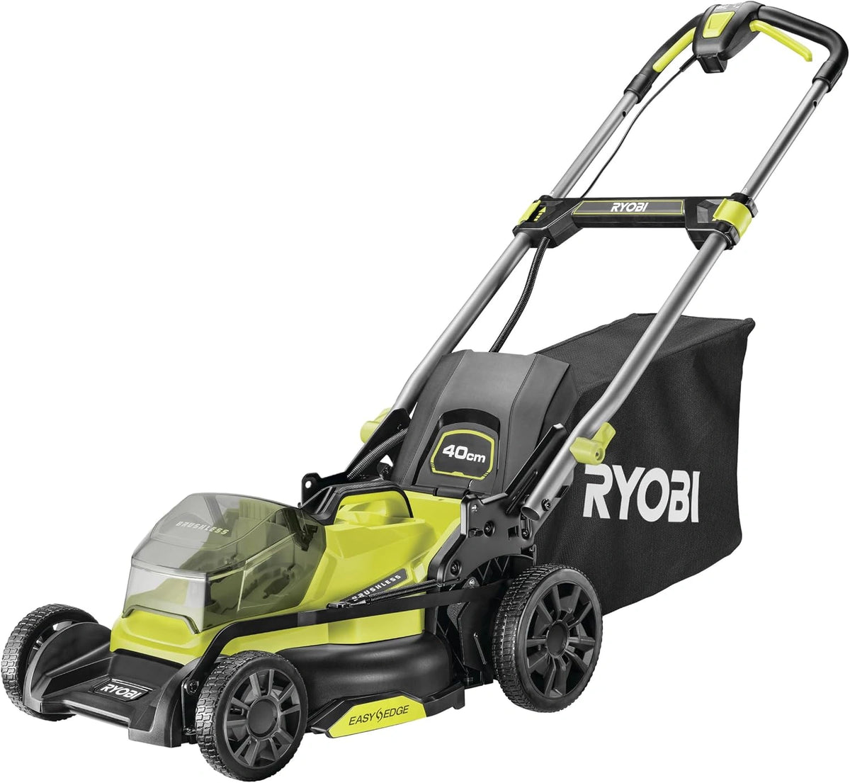 Kosiarka do trawy RYOBI 18 – regulacja wysokości, powierzchnia do 600 m², napięcie 18 V, do codziennego zastosowania