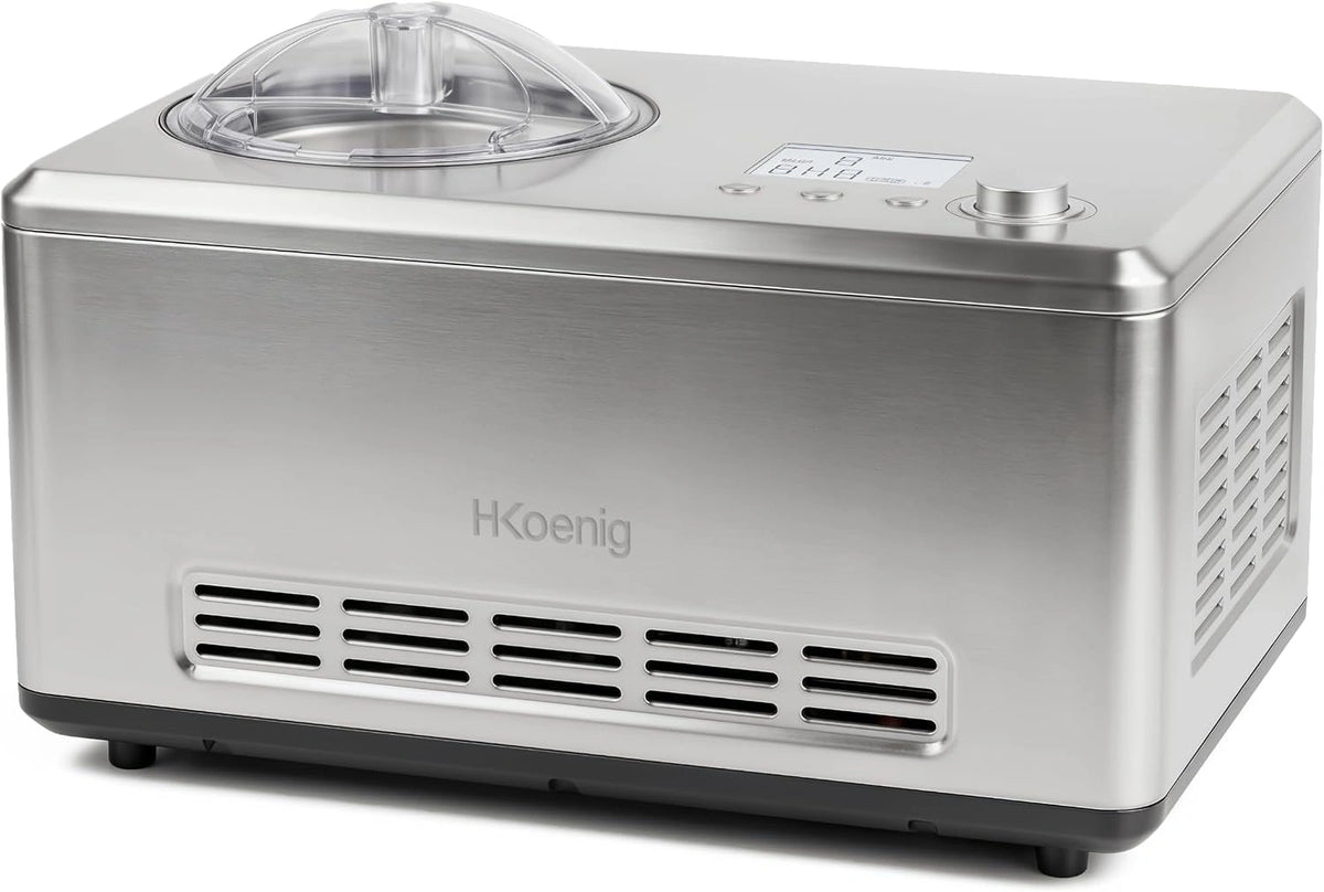 Maszyna do lodów H.Koenig – moc 180 W, pojemność 2 l, do codziennego zastosowania