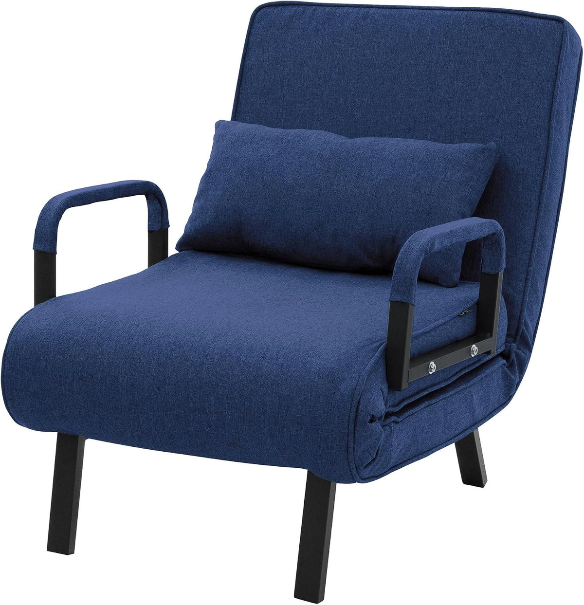 Sofa ML-Design – konstrukcja składana, funkcja spania, konstrukcja 3 w 1, kolor niebieski, do codziennego zastosowania