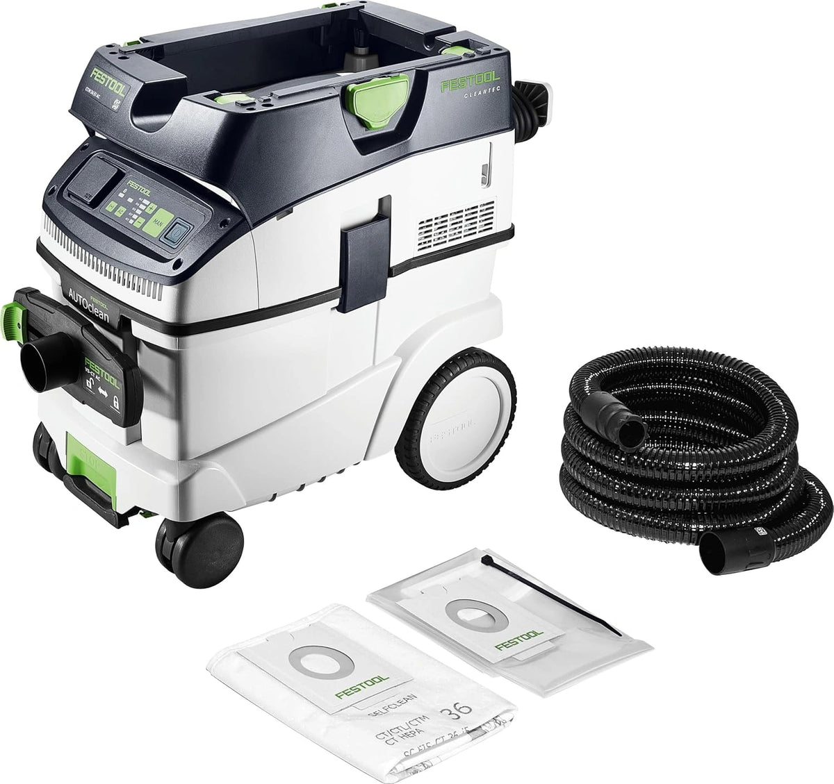Odkurzacz warsztatowy Festool CTM 36 EI AC-LHS z automatycznym czyszczeniem filtra