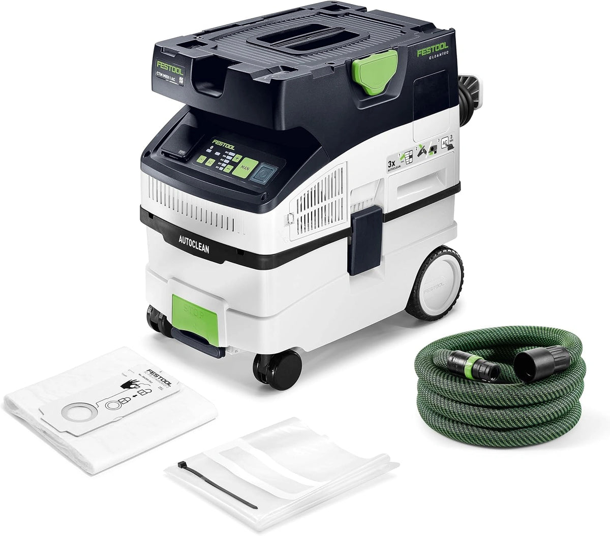 Odkurzacz warsztatowy Festool CTM MIDI I AC z automatycznym czyszczeniem filtra