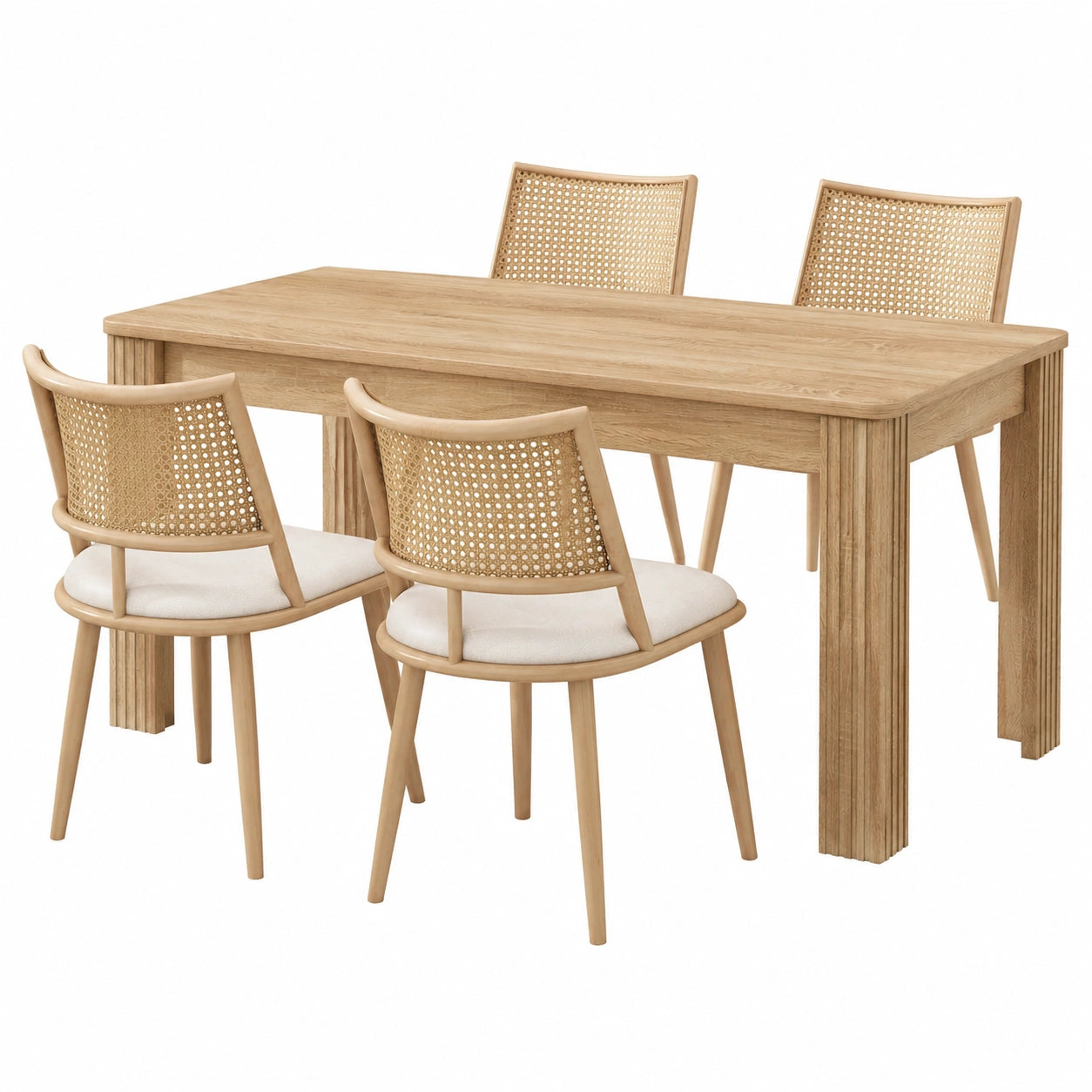 ensemble-de-4-chaises-rembourrees-siege-en-polyurethane-et-dossier-en-rotin-cadre-en-metal-beige-jclbc10041wk