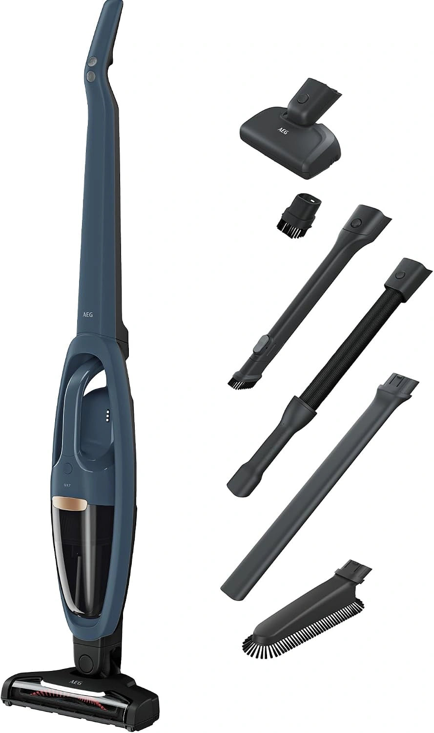 Odkurzacz pionowy AEG QX7-1-I360 21,6 V, niebieski