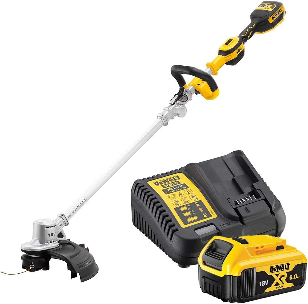 Podkaszarka do trawy DeWalt z szerokością cięcia 36 cm, żółto-czarna