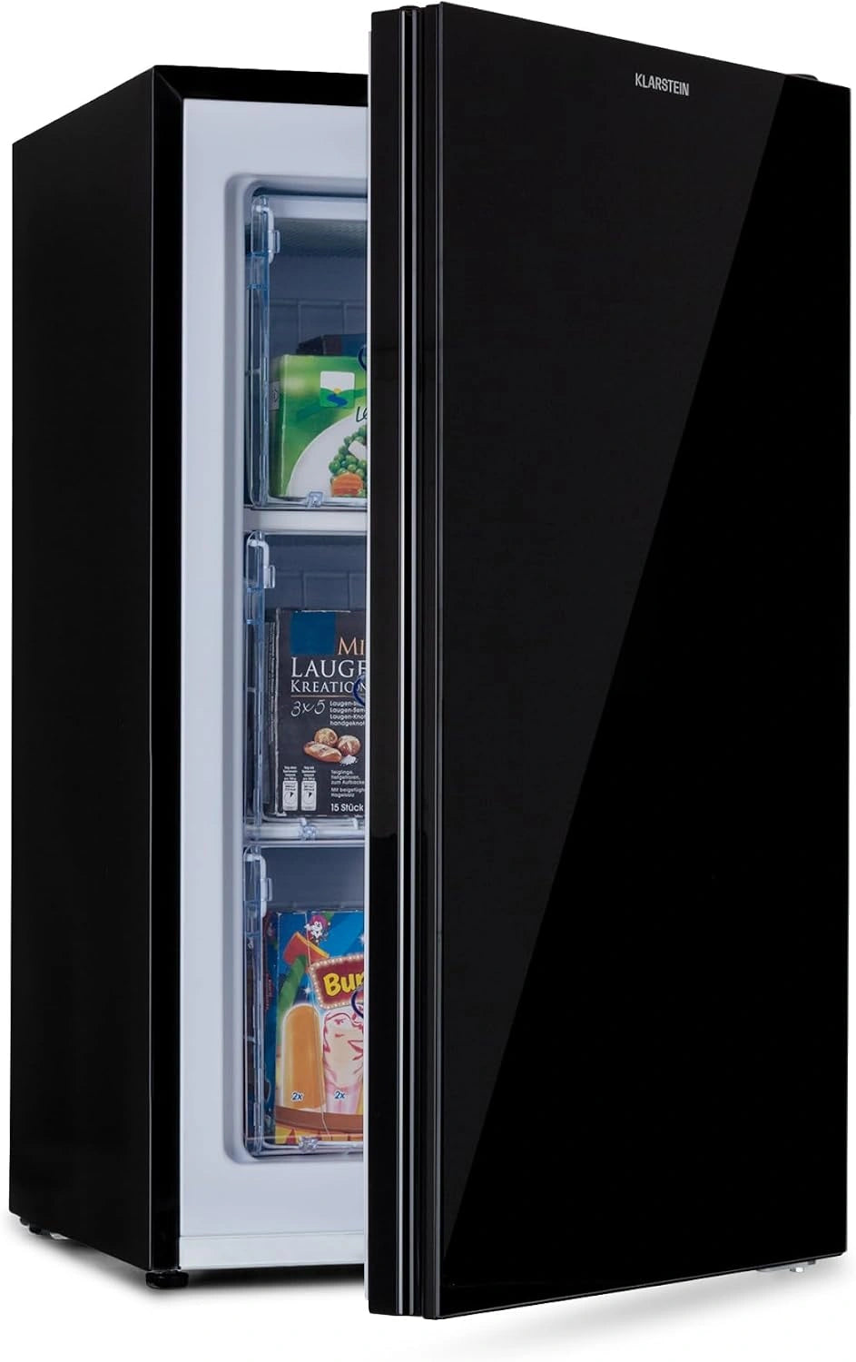 Zamrażarka Klarstein Pluto 60 l, wysokość 90,5 cm, czarna